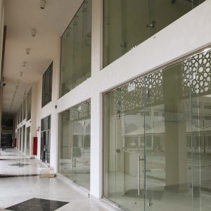 Image of shop front elevations at QDB service compound Qatar