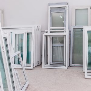 Alutec Services - Image of Window Frames with Glass Panels