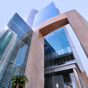 Image of Curtain wall for Commercial Bank Qatar