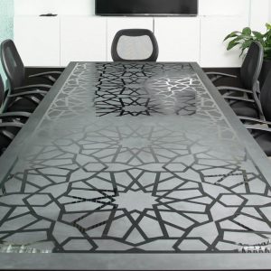 Image of Pattern Glass Table