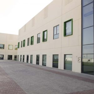 Alutec Products - Image of Fixed Windows at Qatar Academy, Al Khor