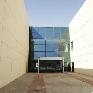Image of Stick Curtain Wall & Entrance Door at Qatar Academy