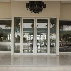 Alutec Products - Image of Swing Door at Sealine Beach Resort Qatar