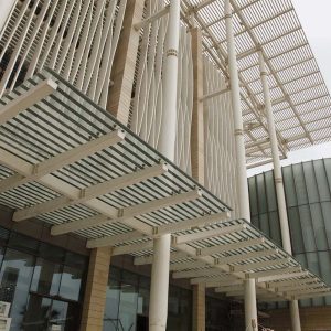 Image of Entrance Canopy at Simulation Center Qatar