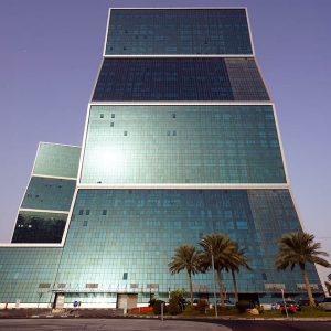 Image of glass at Zig Zag Tower Qatar