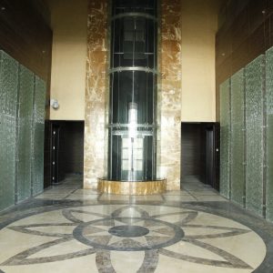 Image of Lift Enclosure & Decorative Glass Works at Jasmiya Tower Qatar