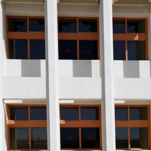 Image of Aluminium Glazed Windows at Qatar Banking Studies