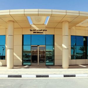Image of Automatic Sliding Door with Fix Glass at Western District Hospital Qatar
