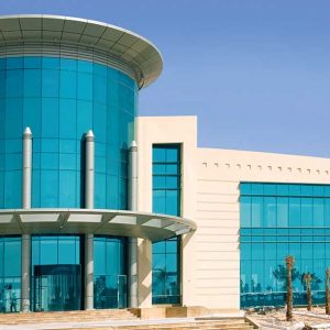 Image of Stick Curtain Wall at Lusail Development visitors center Qatar