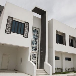 Image of Mashrabiya panel doors & windows at Al Wajba Residential Compound Qatar