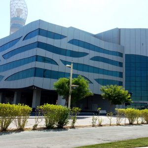 Image of ACP cladding & glazed facade at Aspire academy Qatar